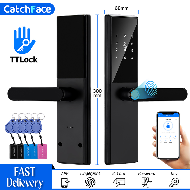 Smart Home Technology - Bluetooth Parmak İzi Kapı Kilidi TTLock