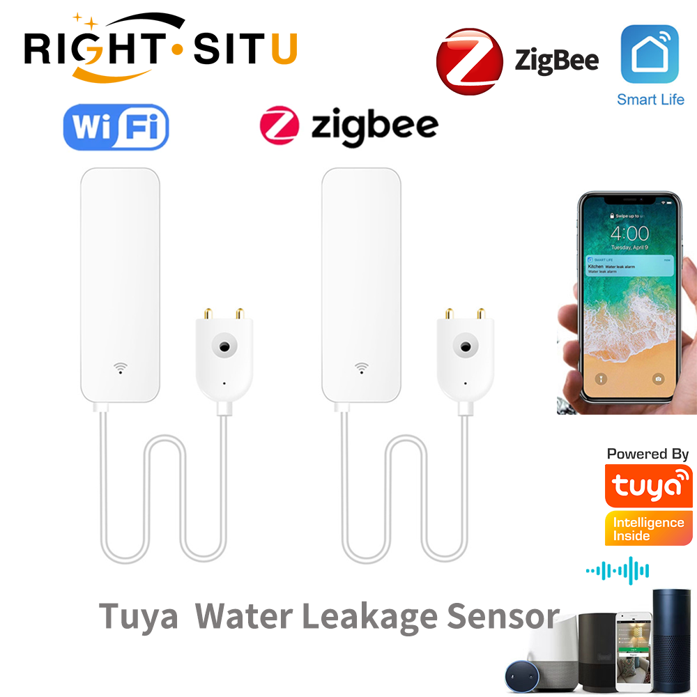 Smart Home Green - Tuya WiFi Su Kaçak Sensörü, Su