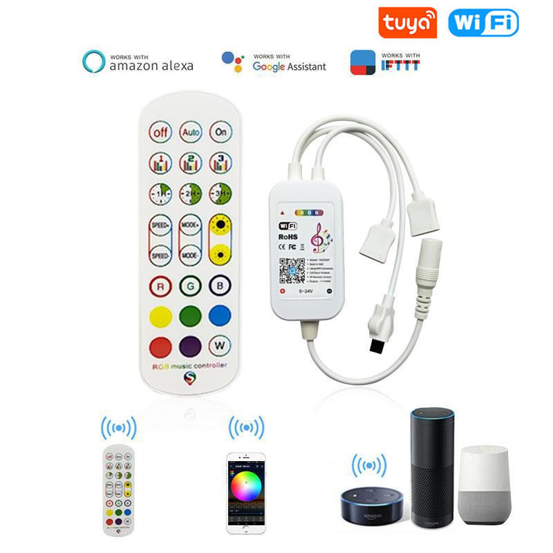 Alexa Compatible Bulb - Tuya WiFi Akıllı LED Denetleyici 4Pin