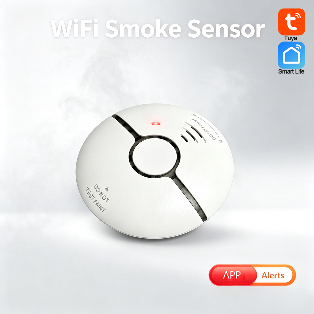 Smart Home Notifications - Ev Güvenlik Yangın Alarmı 2.4G WiFi