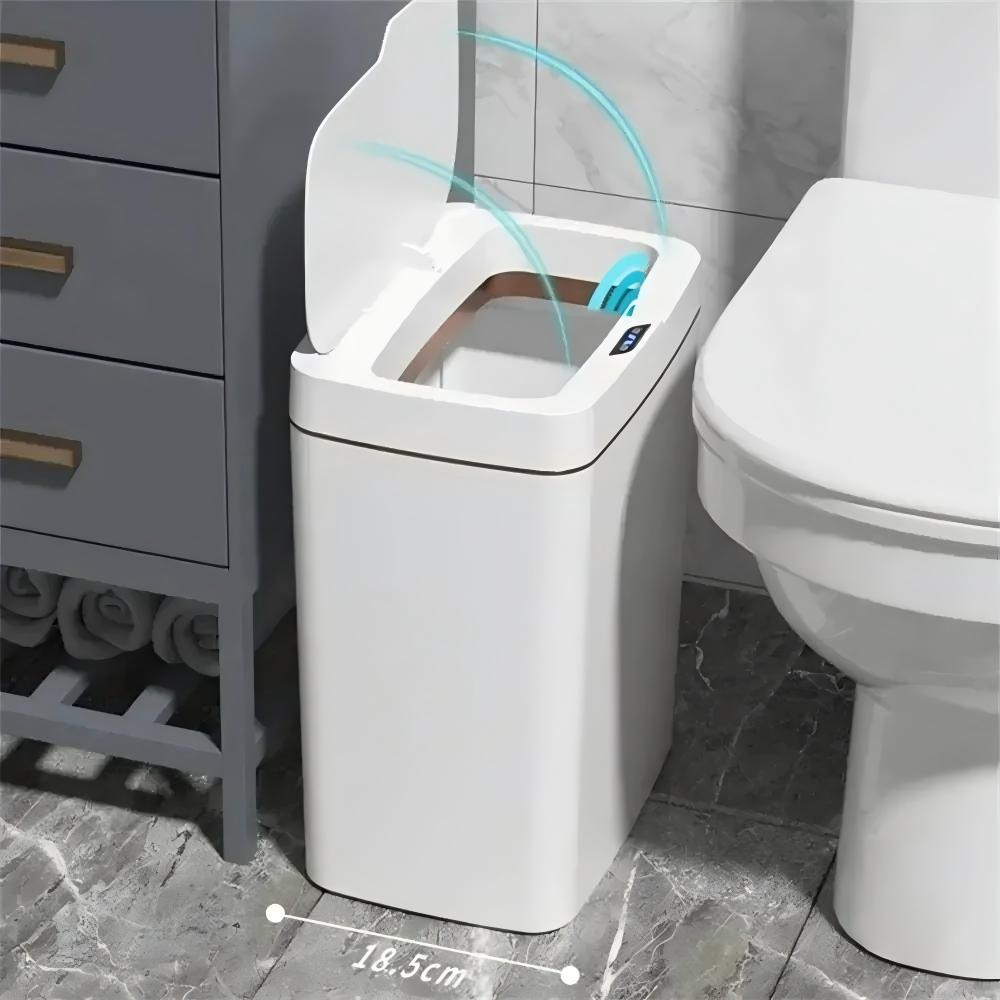 Smart Home Junkie - Beyaz Temassız 15L Akıllı Sensörlü Çöp