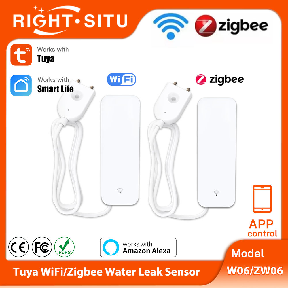 Smart Home Green - Tuya WiFi Zigbee Su Sensörü Akıllı