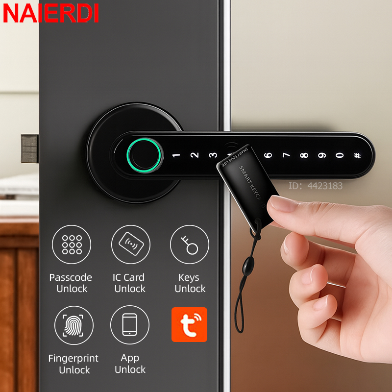 Smart Home News - NAIERDI Akıllı Parmak İzi Kapı Kilidi