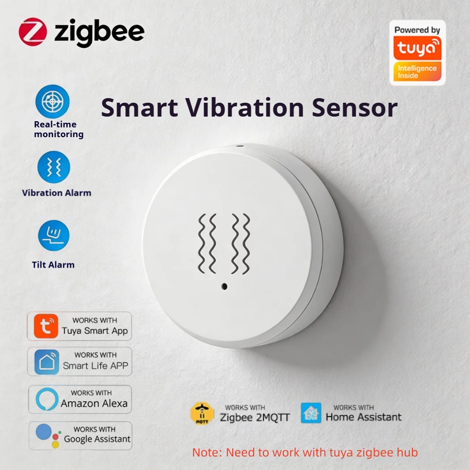 Smart Home Notifications - Tuya Zigbee Akıllı Titreşim Sensörü Gerçek