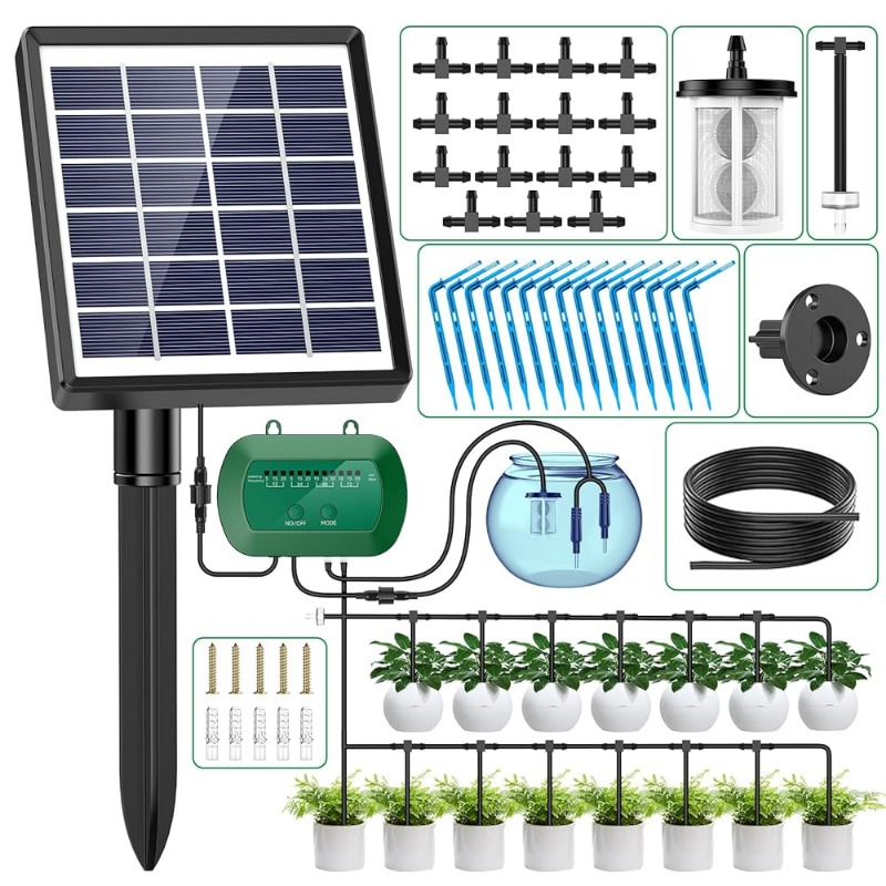 Smart Home Green - Güneş Akıllı Sulama Kiti 6V 2W