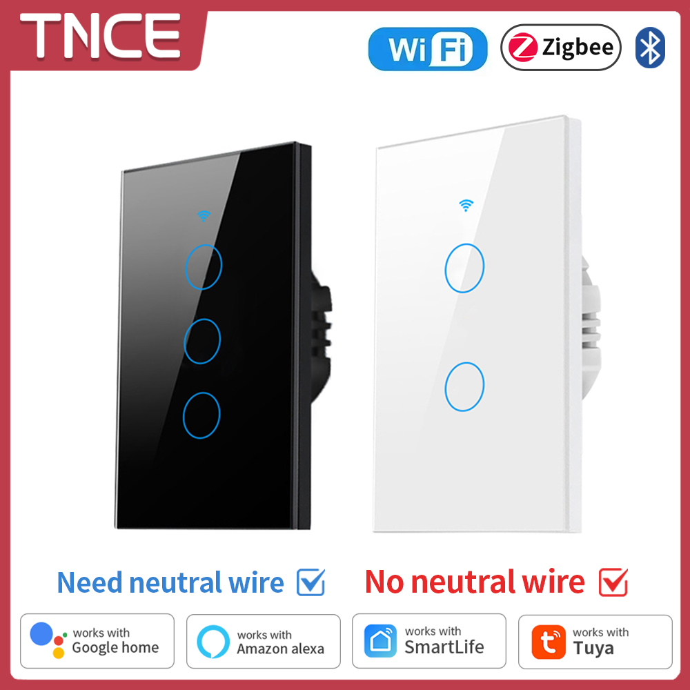 Smart Light Switch - TNCE Tuya WiFi/Zigbee akıllı işık anahtarı,