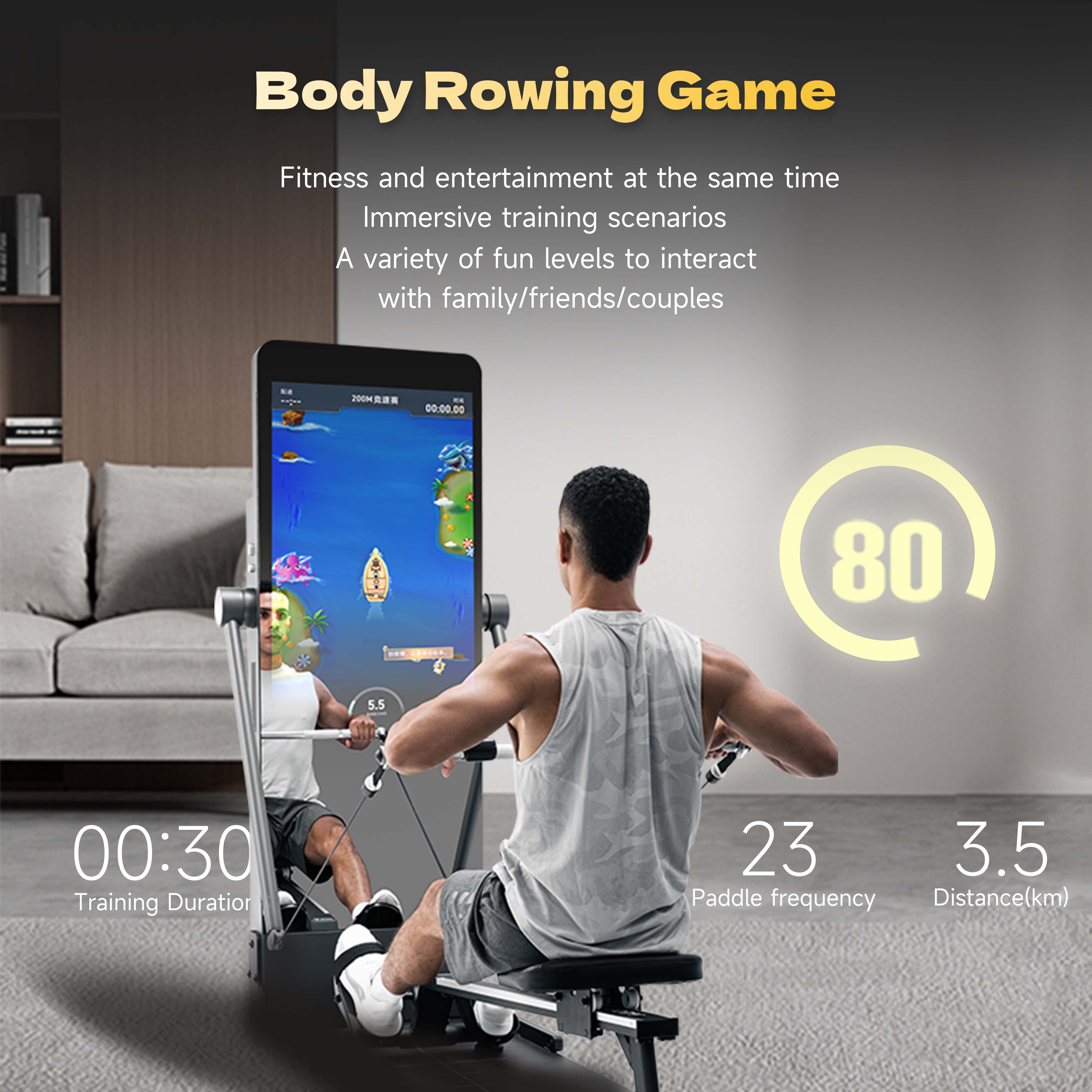 Smart Home Gym Mirror - Akıllı Ev Spor Salonu Aynası, Akıllı