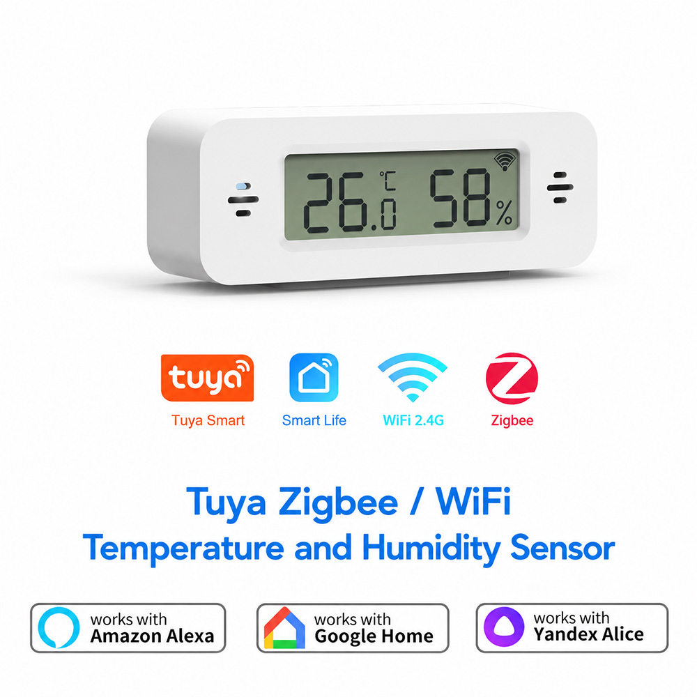 Smart Home Tablet - Tuya Zigbee WiFi Mini Sıcaklık ve
