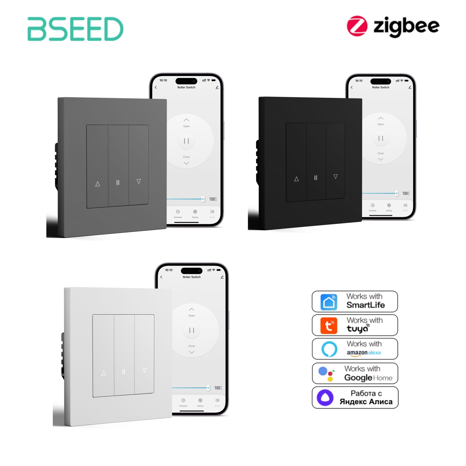 BSEED Akıllı Panjur Anahtarı S - Smart Home Yellow incelemesi ve fiyatı