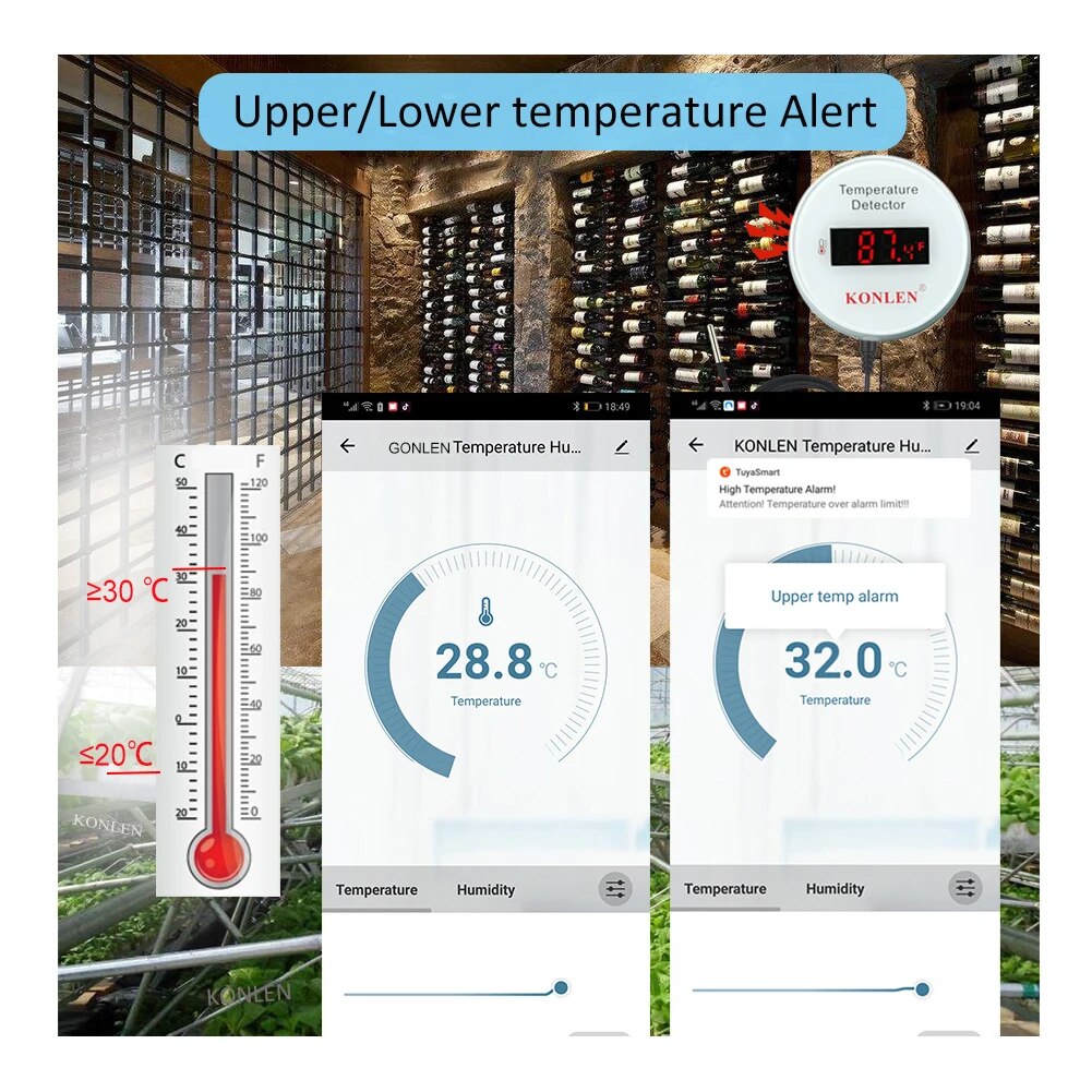KONLEN Tuya Wifi sıcaklık sens - Smart Home Green incelemesi ve fiyatı