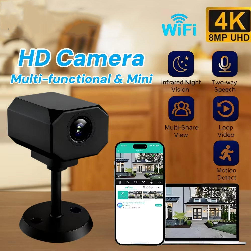 Ev İçin 4K HD WiFi Güvenlik Ka - Smart Home Remote Control incelemesi ve fiyatı