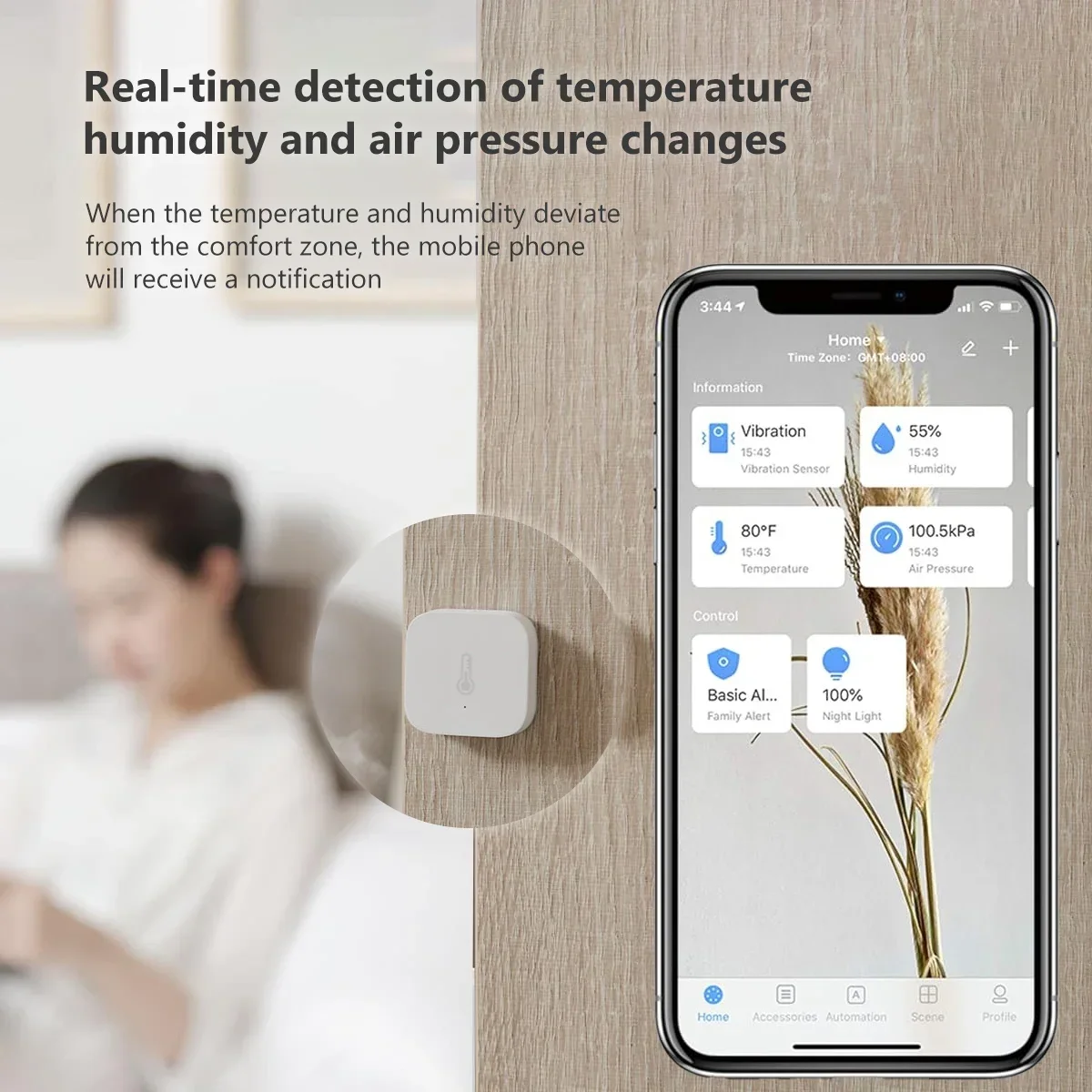 Aqara Sıcaklık Sensörü Zigbee  - Smart Home Apple incelemesi ve fiyatı