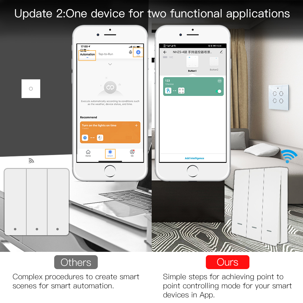 MOES Tuya ZigBee Sahne Anahtar - Smart Home Remote Control incelemesi ve fiyatı