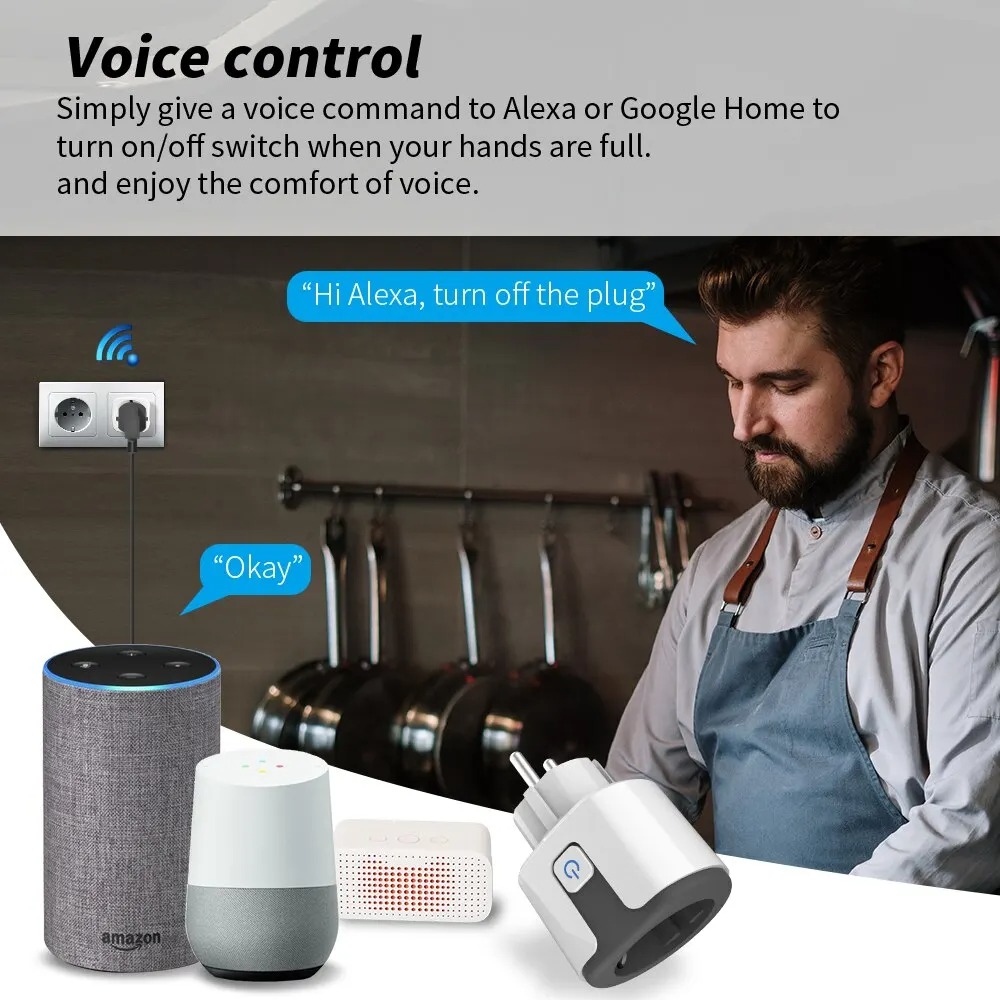 WiFi EU Akıllı Priz Tuya Uygul - Smart Home Technology incelemesi ve fiyatı