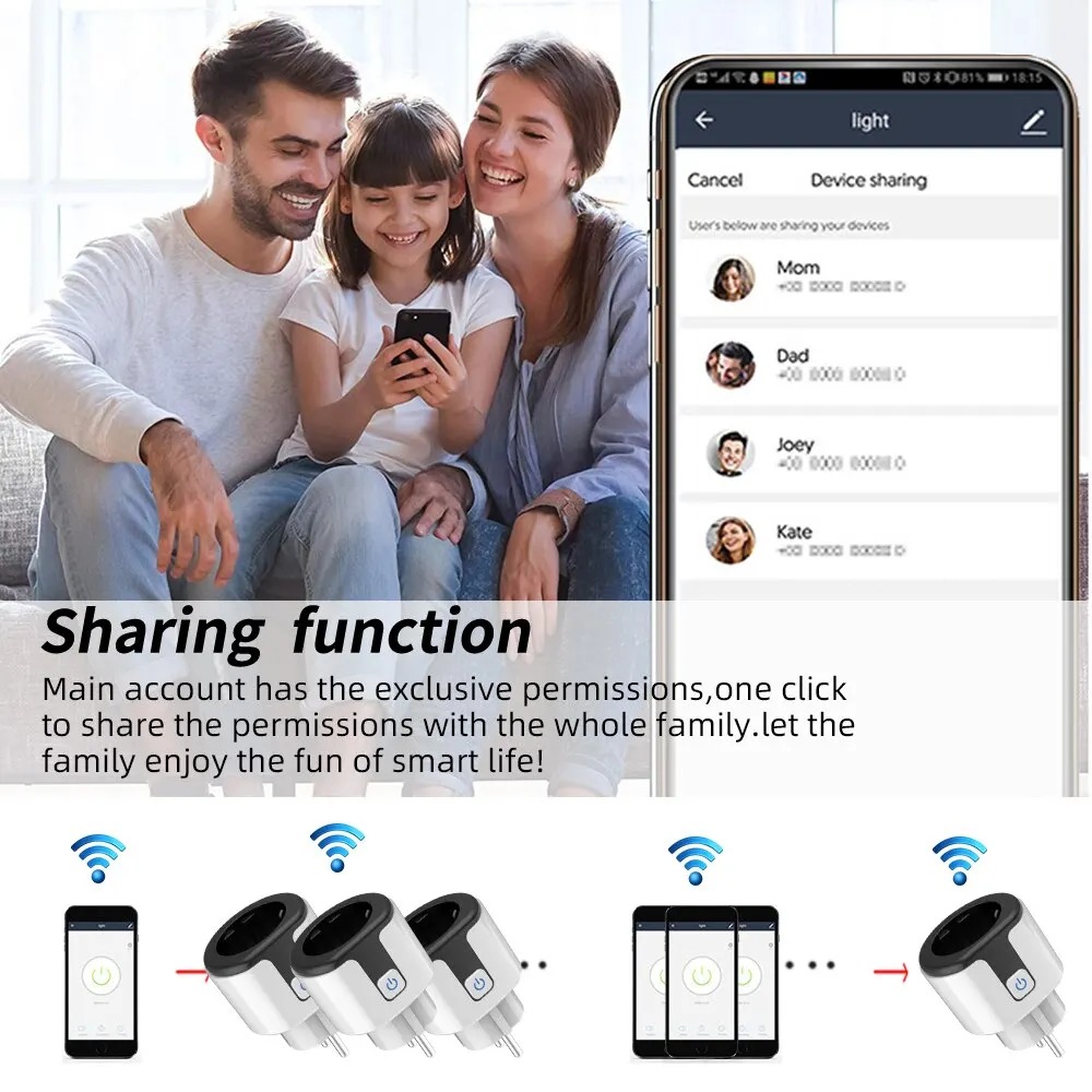 WiFi EU Akıllı Priz Tuya Uygul - Smart Home Technology incelemesi ve fiyatı