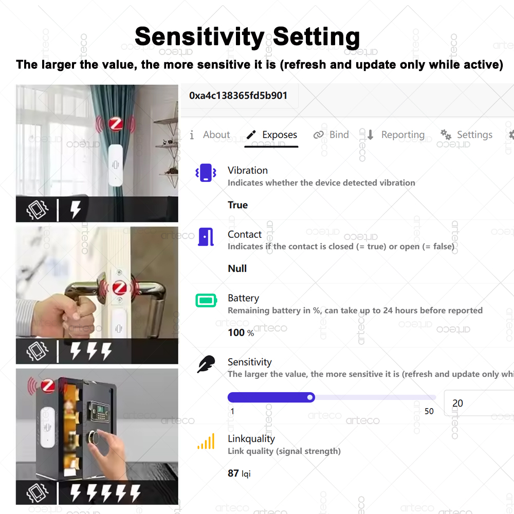 Akıllı ZigBee 3.0 Titreşim Sen - Smart Home News incelemesi ve fiyatı