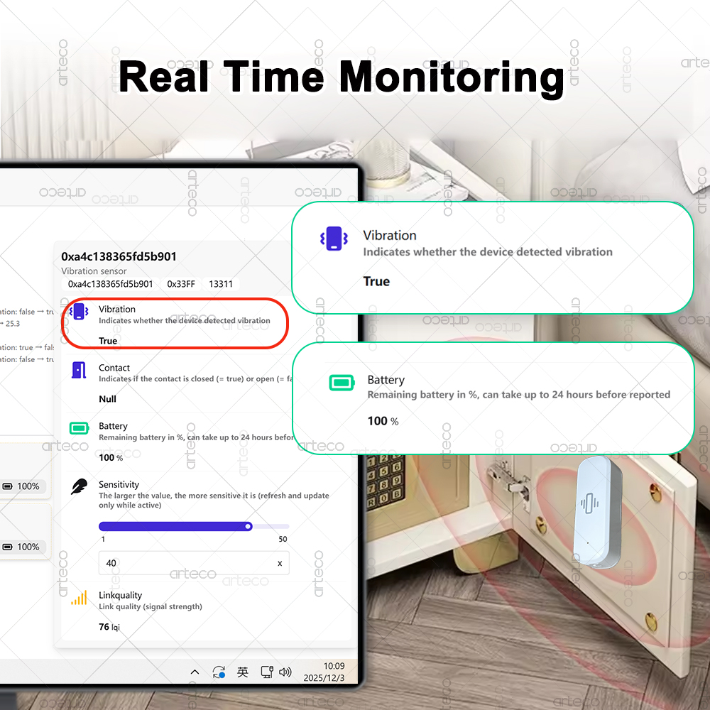 Akıllı ZigBee 3.0 Titreşim Sen - Smart Home News incelemesi ve fiyatı
