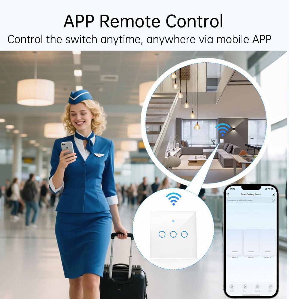 WiFi RF 433mhz Dokunmatik Duva - Smart Home System incelemesi ve fiyatı