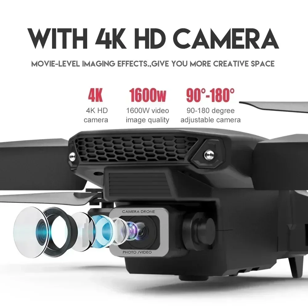 E88 Pro WIFI FPV Drone Geniş A - Smart Home Camera incelemesi ve fiyatı