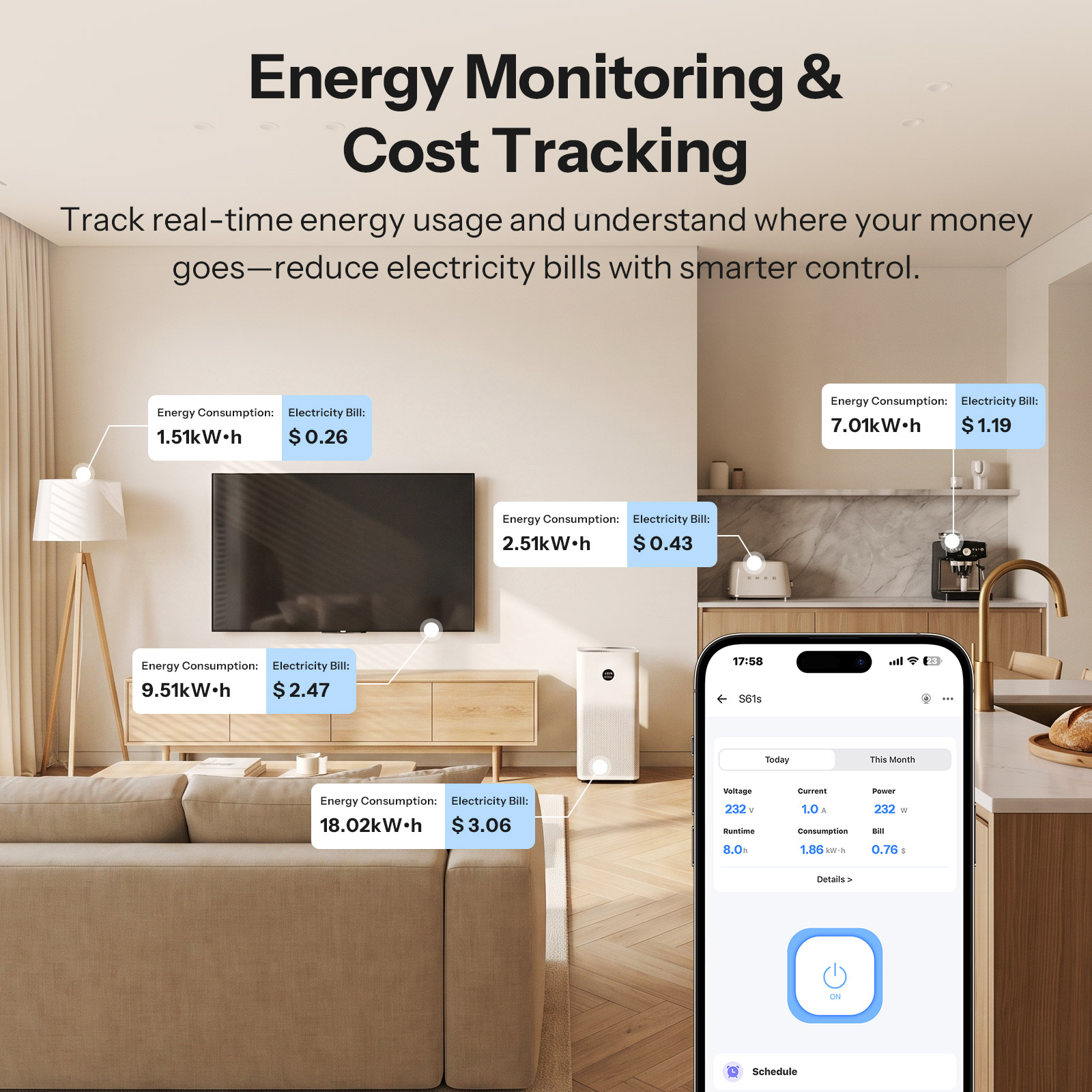 SONOFF S61STPB iPlug Gen2 Tip  - Smart Home Apple incelemesi ve fiyatı