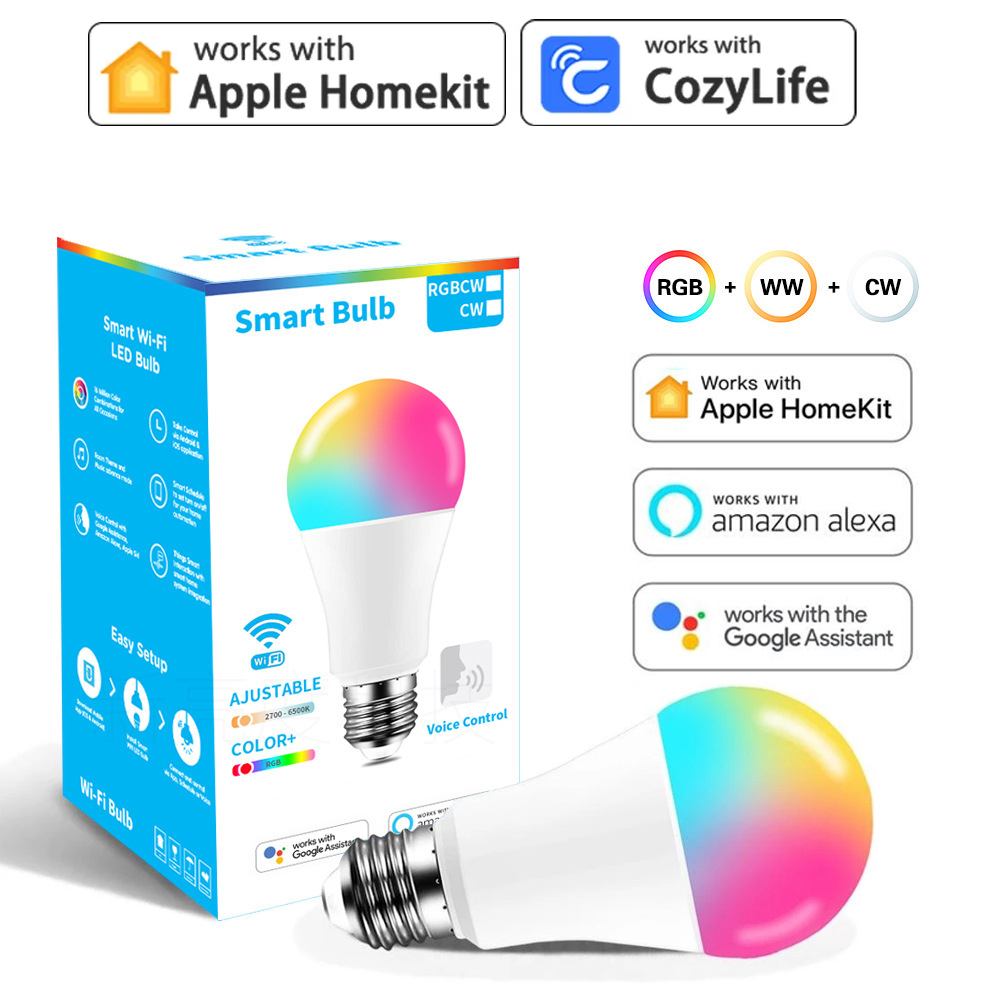 9W WiFi Homekit işık lambası E - Smart Home Apple incelemesi ve fiyatı