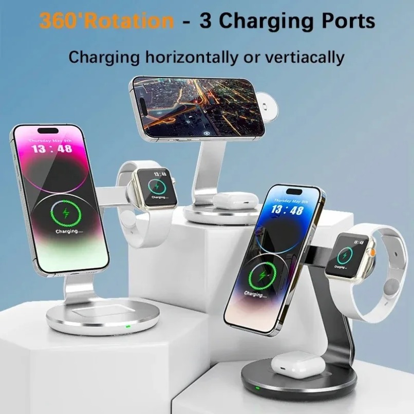 3'ü 1 Arada Kablosuz Şarj Stan - Smart Home Apple incelemesi ve fiyatı