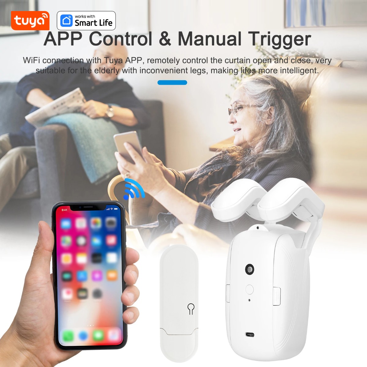 1/2 ADET Tuya Akıllı WiFi Perd - Smart Home Hub incelemesi ve fiyatı