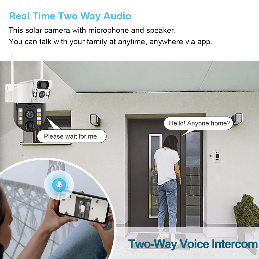 WiFi/4G güneş kamera IP CCTV g - Smart Home News incelemesi ve fiyatı