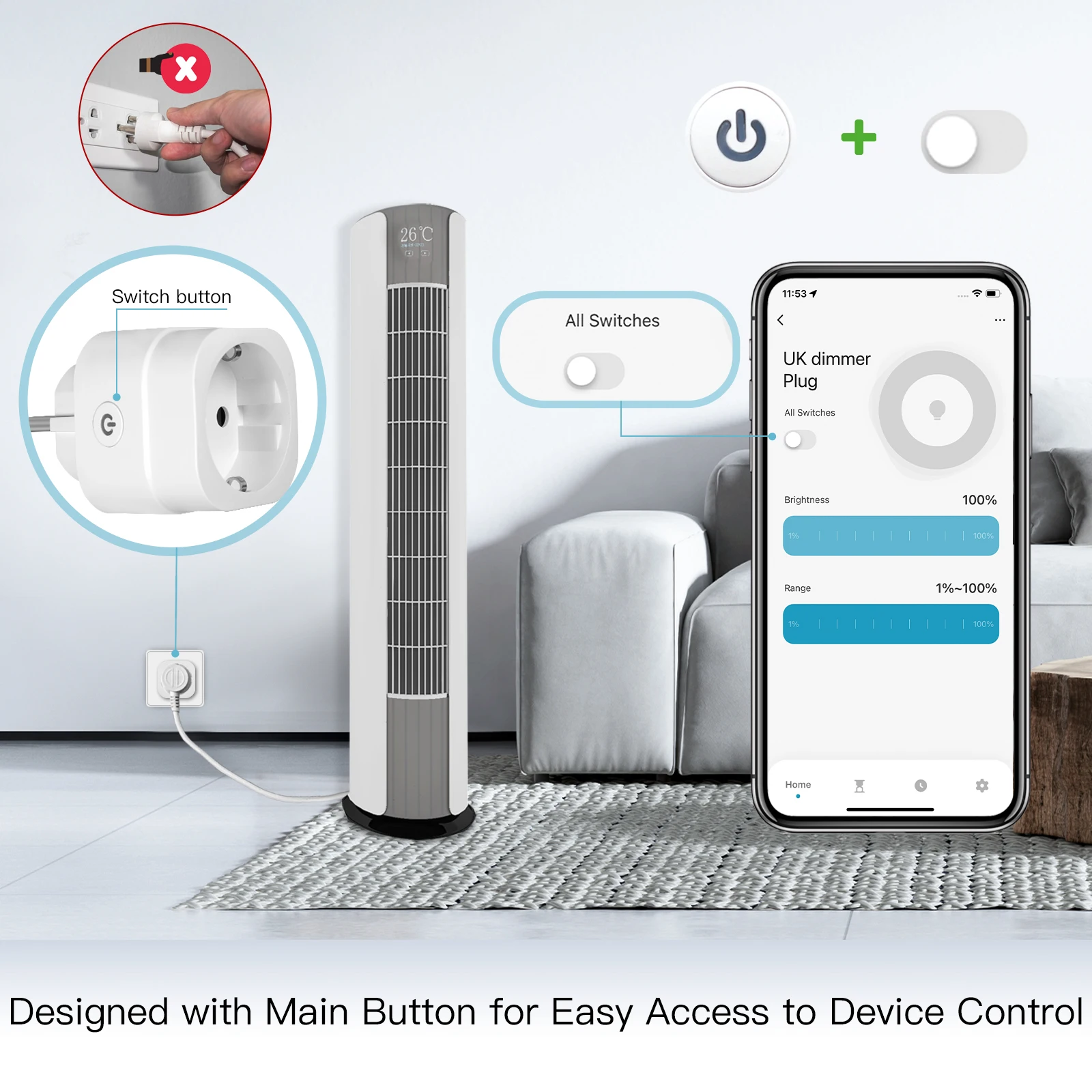 MOES Tuya WiFi Akıllı Priz Kıs - Smart Home Technology incelemesi ve fiyatı