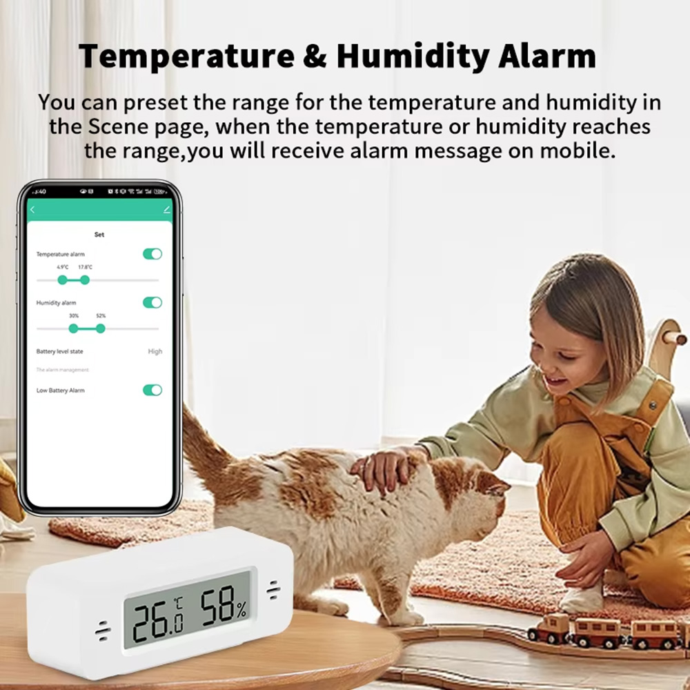 Tuya Zigbee WiFi Mini Sıcaklık - Smart Home Tablet incelemesi ve fiyatı